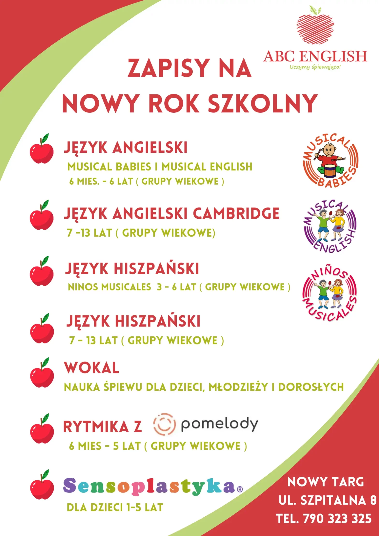 oferta zajęć edukacyjnych nowy targ 2025